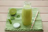 Suco refrescante de melão