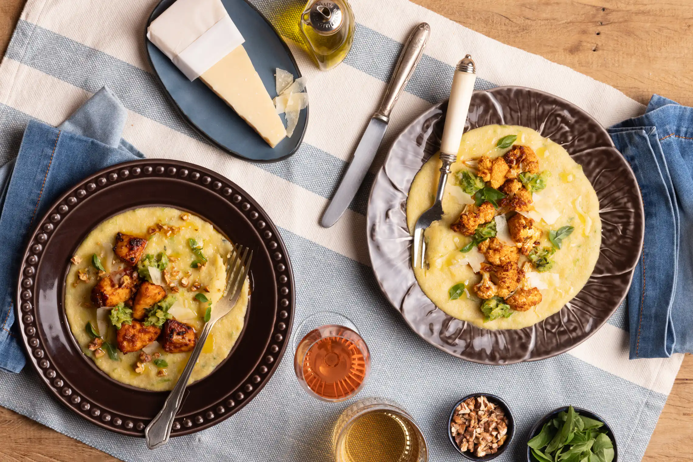 Ingredientes para o noivo fazer o jantar