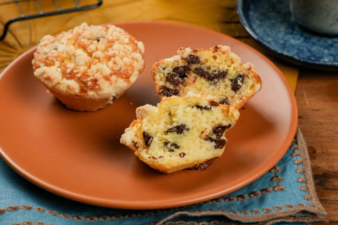 Muffin de chocolate com laranja na Air Fryer da Rita Lobo