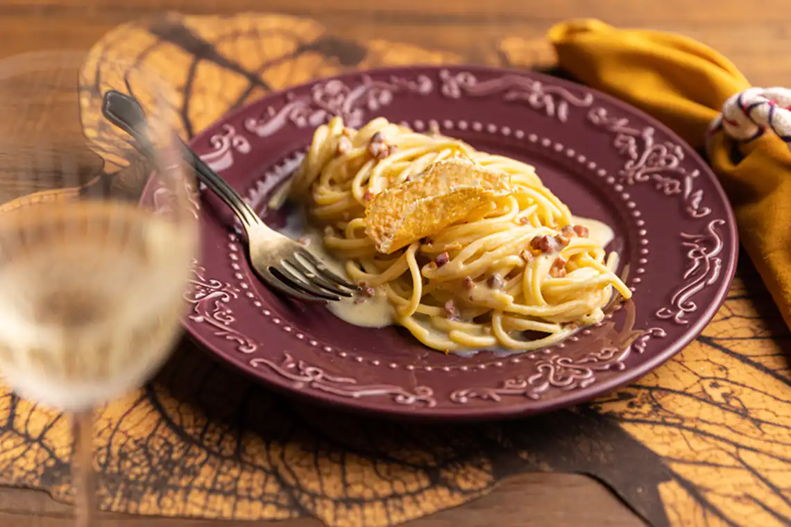 Espaguete à carbonara