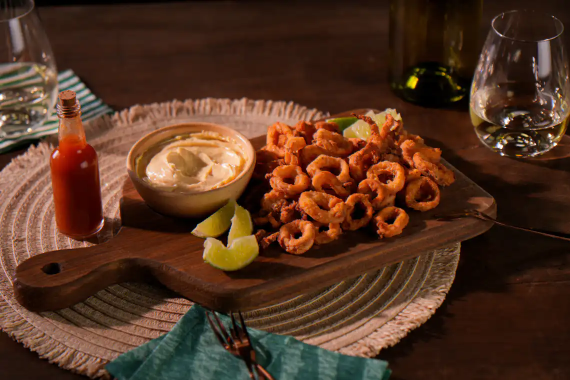 Lula à dorê na Air Fryer da Rita Lobo         