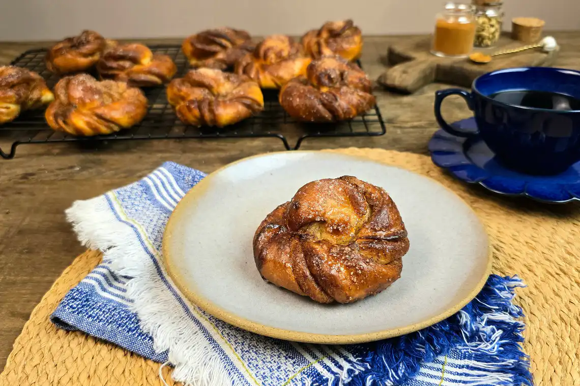 Pão doce de canela na Air Fryer da Rita Lobo
