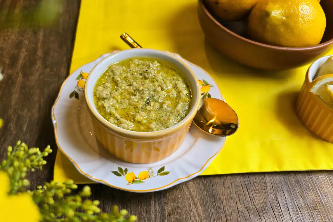 Pesto de limão-siciliano