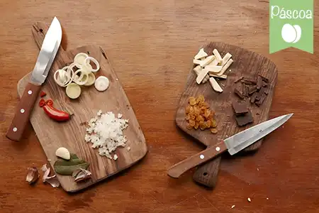 Uma tábua para doce, e outra para salgado