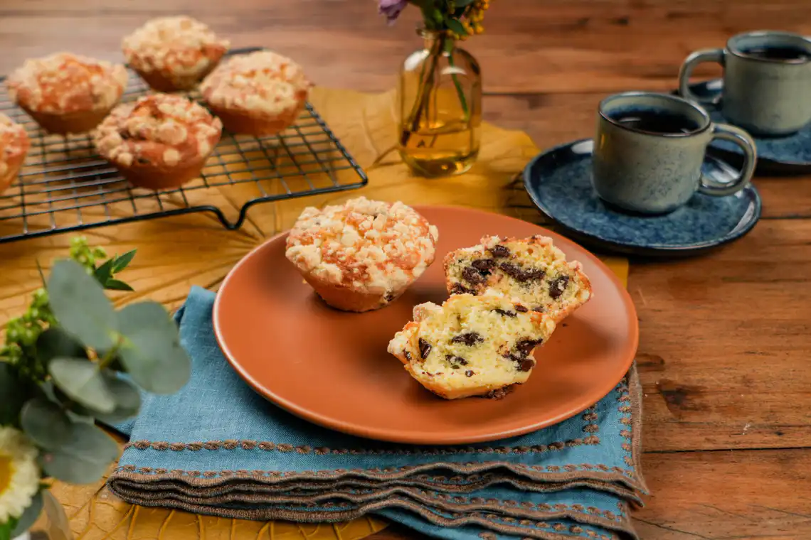 Muffin de chocolate com laranja na Air Fryer da Rita Lobo