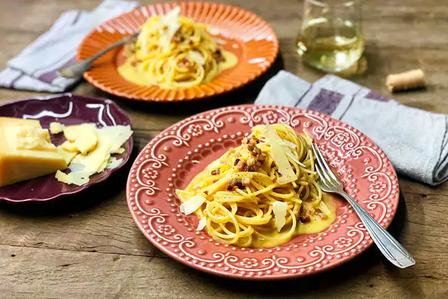 Espaguete à carbonara