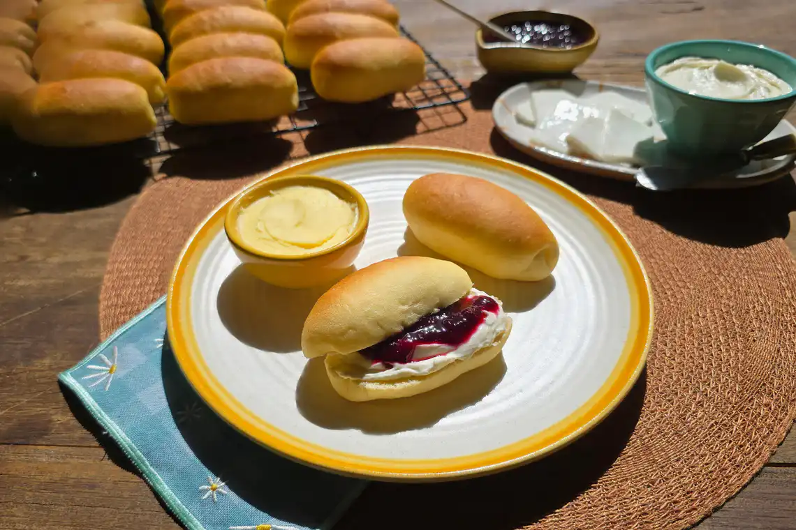 Bisnaguinha caseira com azeite 