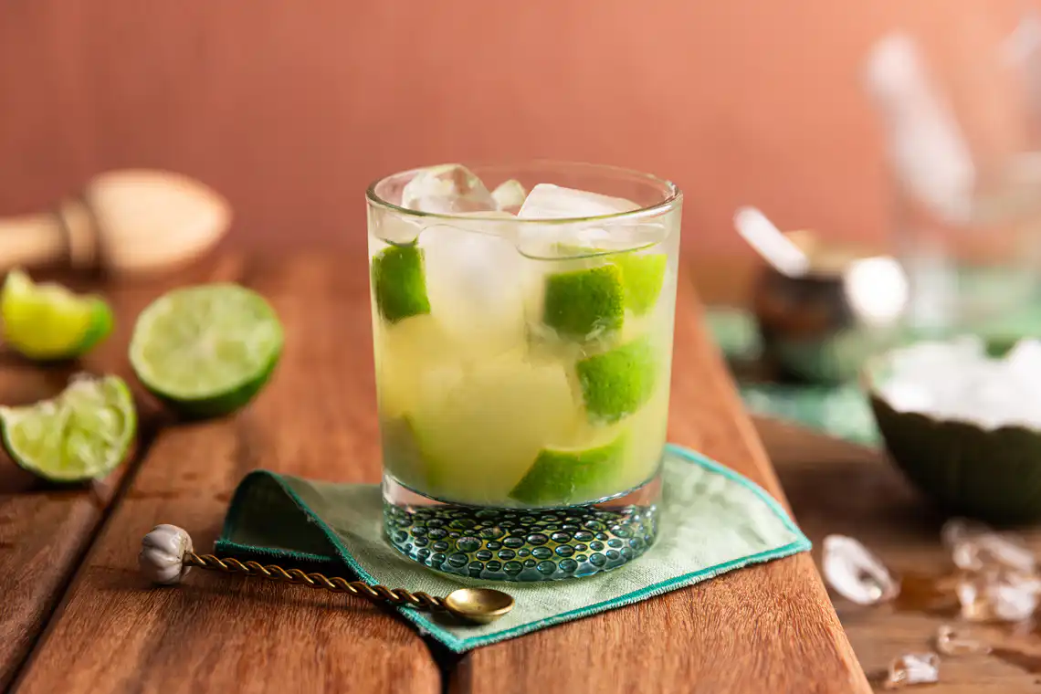 Lemon Caipirinha
