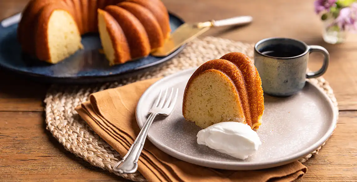 Bolo com café: gostoso demais!