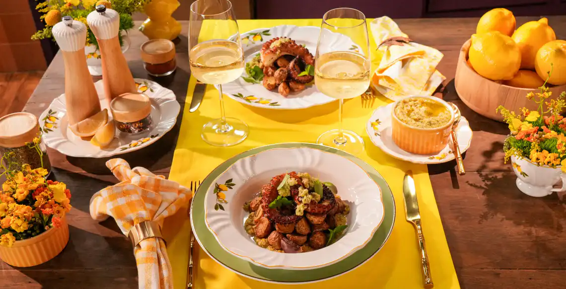 Sua mesa mais charmosa