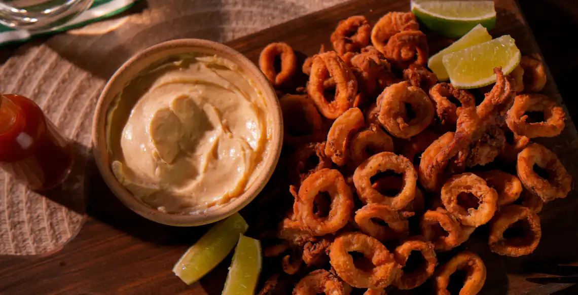 Lula à dorê na Air Fryer