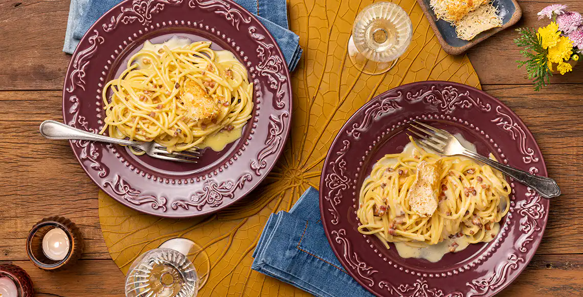 Capricha no macarrão, bem!