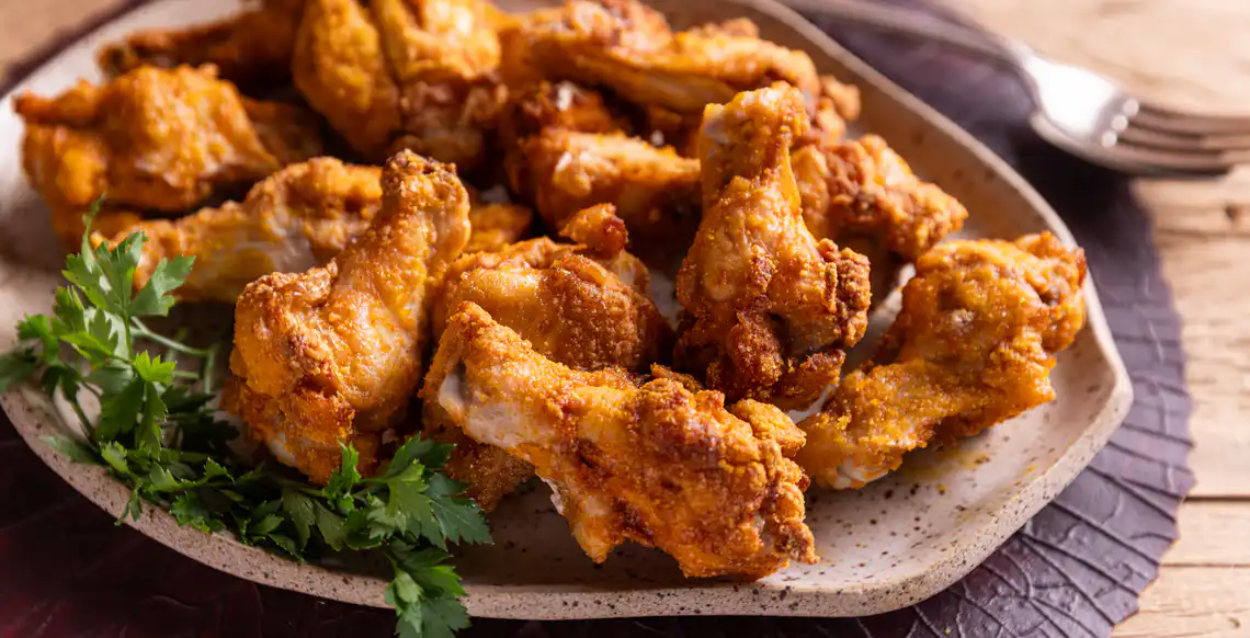 Coxinha da asa de frango na Air Fryer