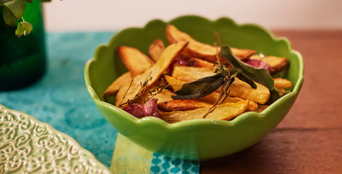 Batata rústica na Air Fryer