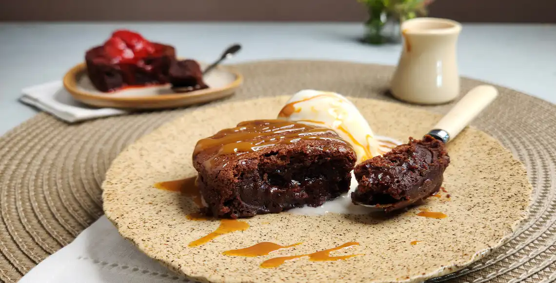 Brownie na Air Fryer