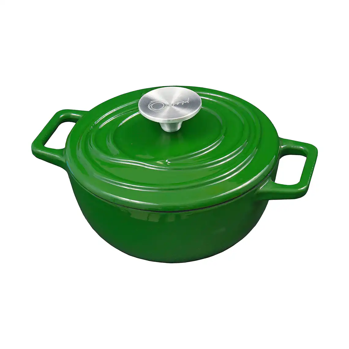 Caçarola de Ferro Fundido Esmaltado Aroma 22 cm Verde