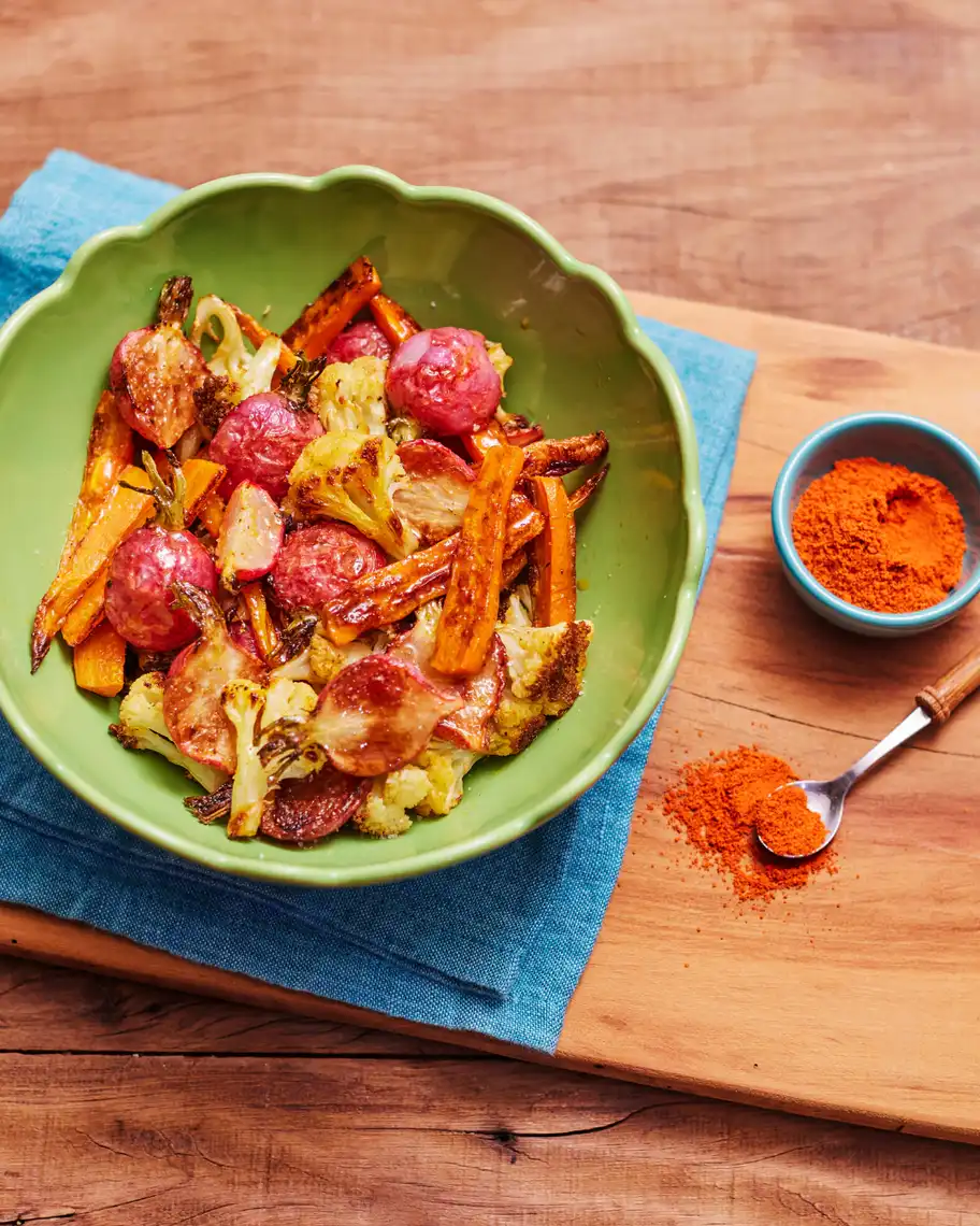 RECEITA: LEGUMES ASSADOS COM PÁPRICA