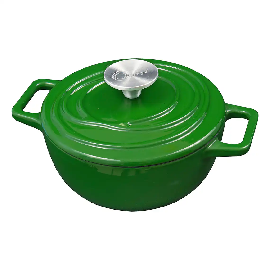 Caçarola de Ferro Fundido Esmaltado Aroma 24 cm Verde