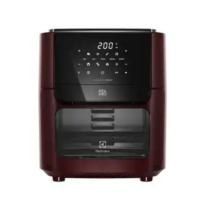 Air Fryer Oven Electrolux por Rita Lobo 12L Digital Vermelha Escura Experience 1700W (EAF86) - 127V