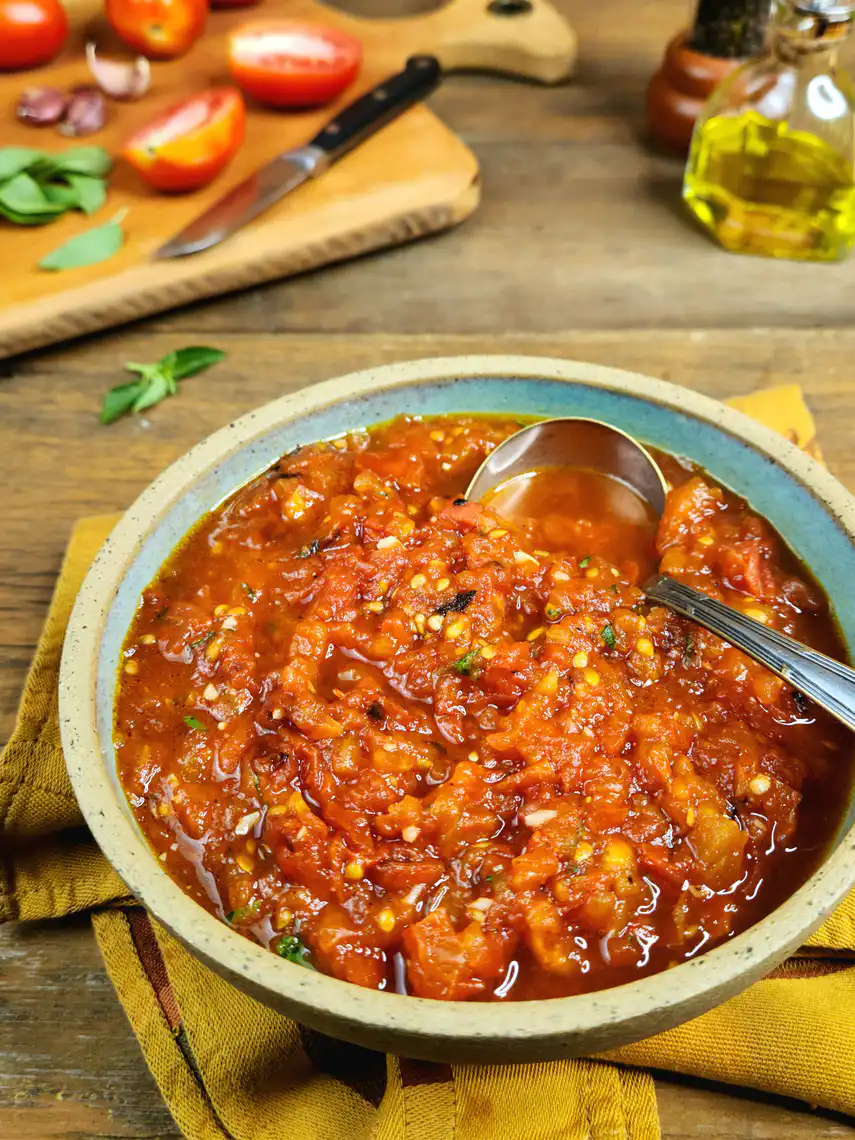 RECEITA: MOLHO DE TOMATE RÚSTICO NA AIR FRYER 