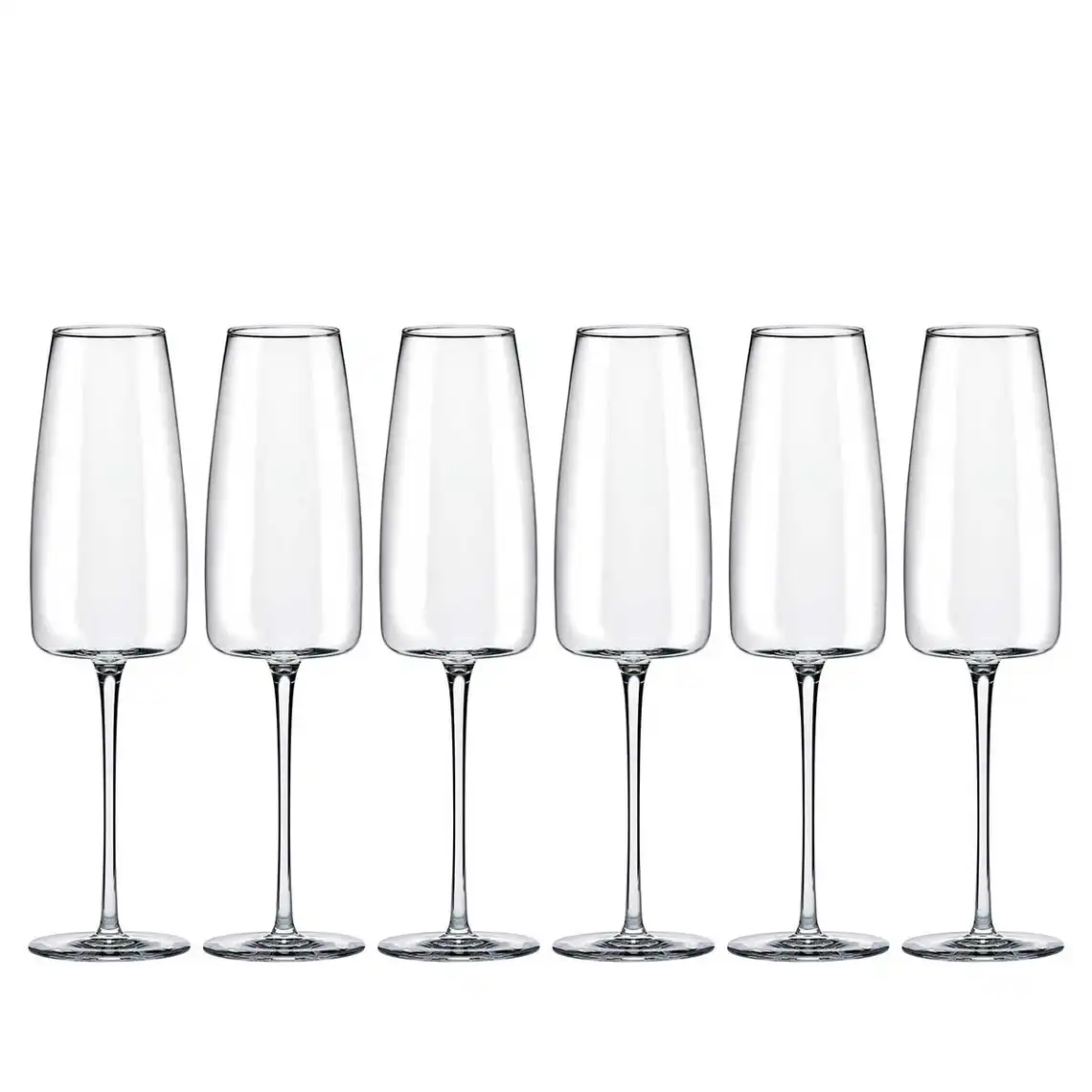 Jogo de 6 Taças de Cristal Espumante 340 ML Petra Classic