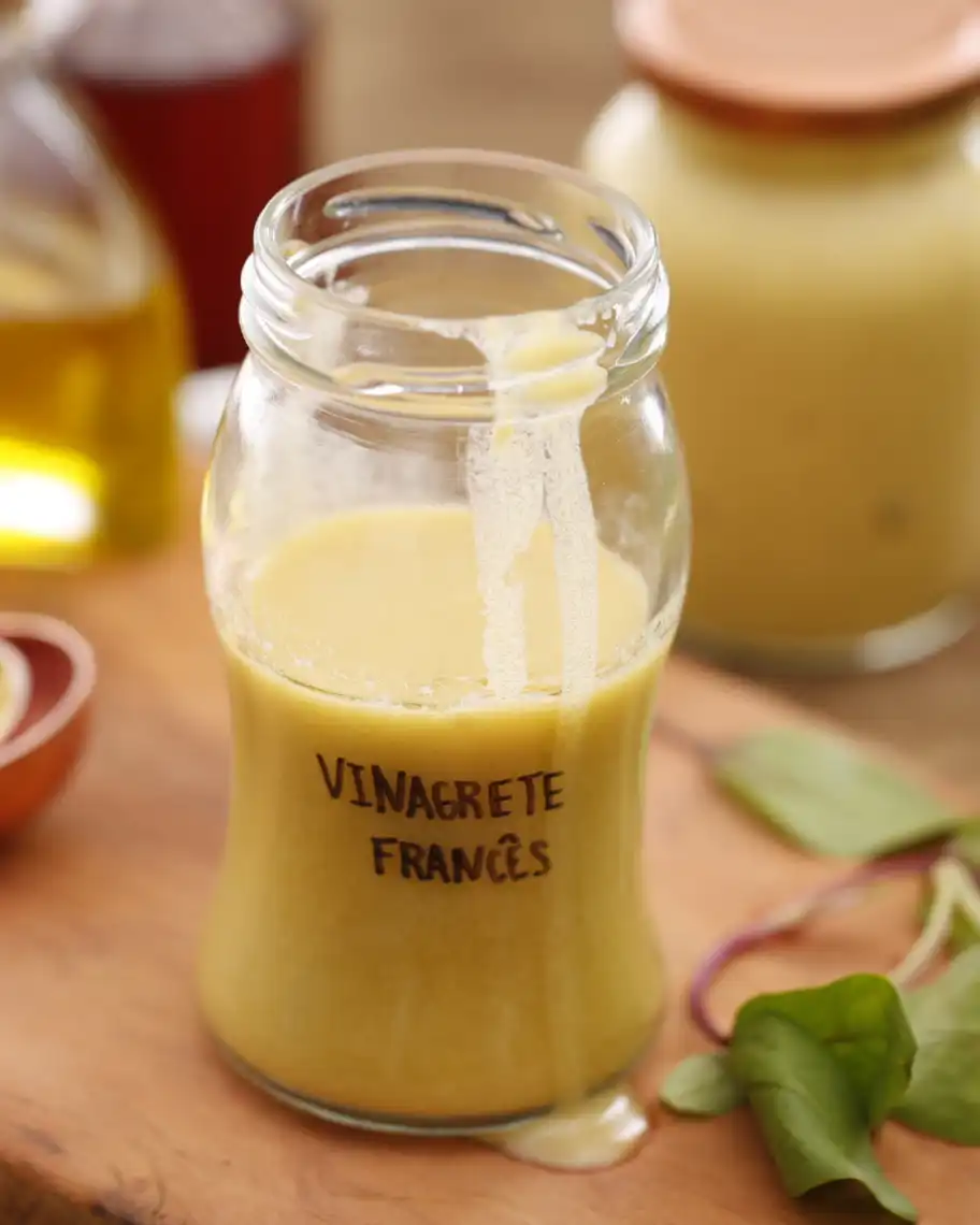 RECEITA: MOLHO VINAGRETE FRANCÊS PRA SALADA