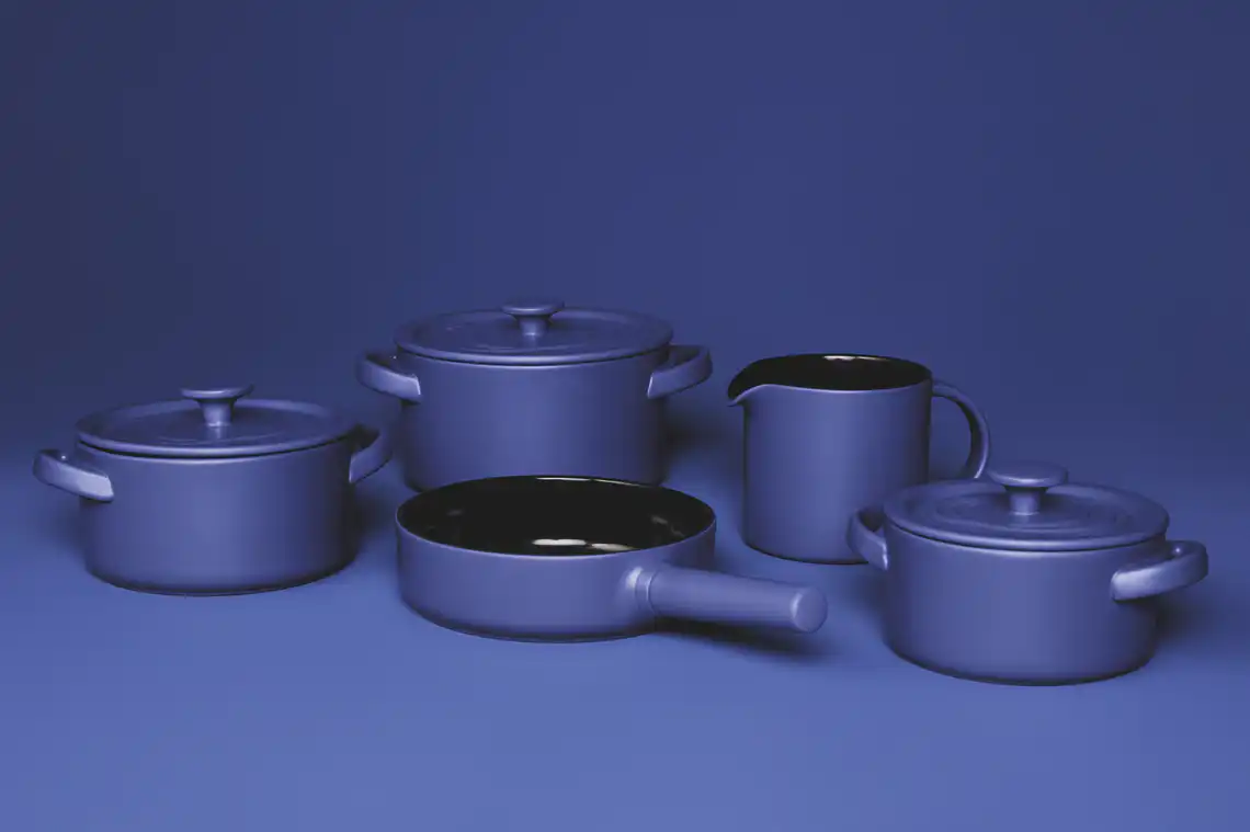 “Com pigmento natural belíssimo, o azul do jenipapo traz personalidade para a cozinha.”