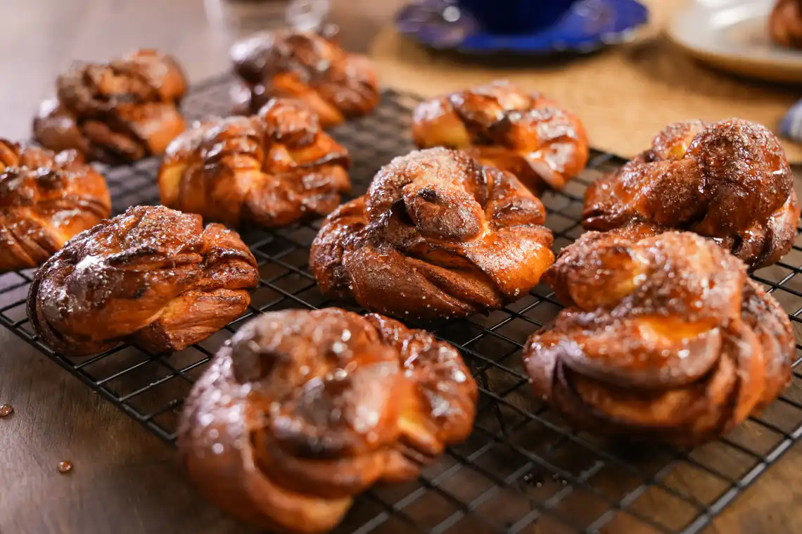 RECEITA: PÃO DOCE DE CANELA NA AIR FRYER 