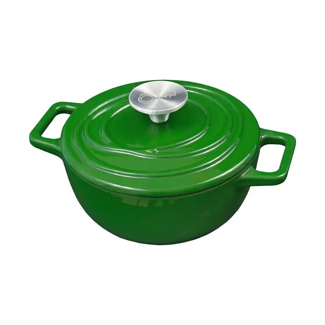 Caçarola de Ferro Fundido Esmaltado Aroma 22 cm Verde